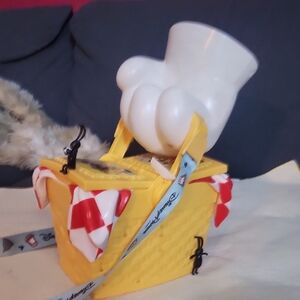 DISNEYLAND PLASTIC PICNIC BASKET Popcorn Bucket